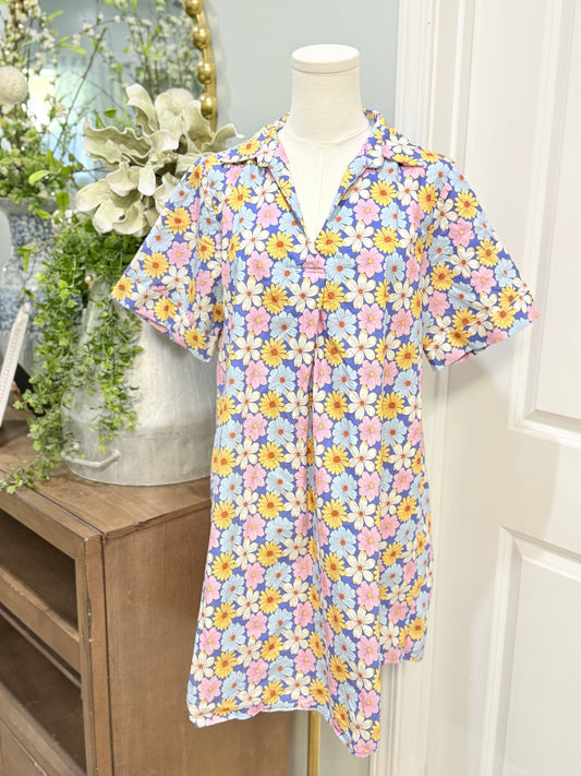 Womens SSYS Floral Dress Medium EUC