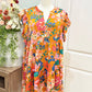 Womens Anniewear Floral Dress Size XL EUC