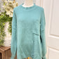 Womens Jodifl Green Sweater Small EUC