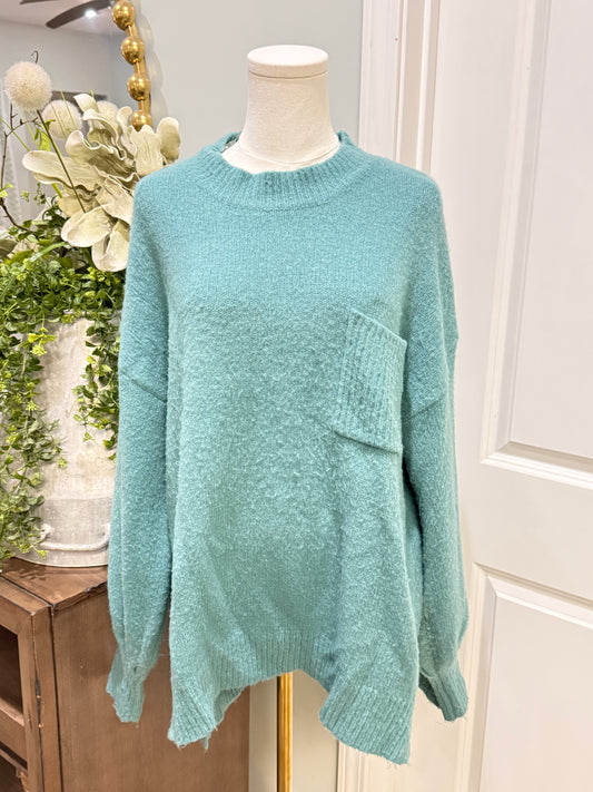 Womens Jodifl Green Sweater Small EUC