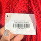 Womens Red Knit Sweater Large NWT $54