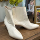 Womens Oasis Society White Boots Size 10