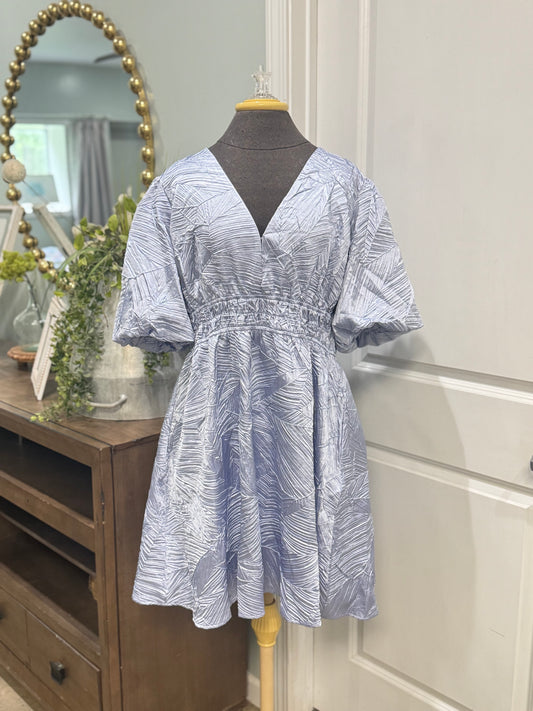 Womens She+Sky Crinkle Dress 1XL NWT