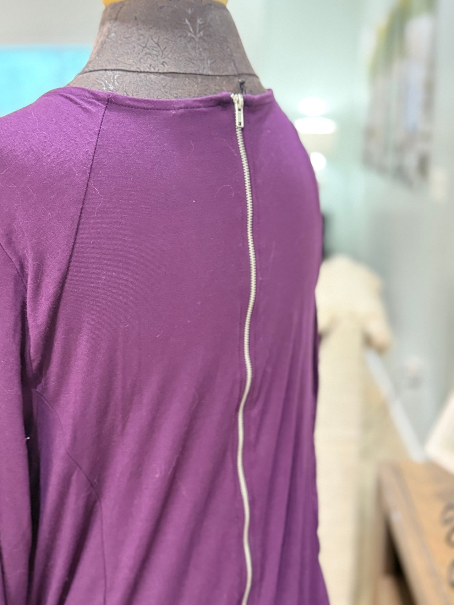 Womens Plum Dress Medium EUC