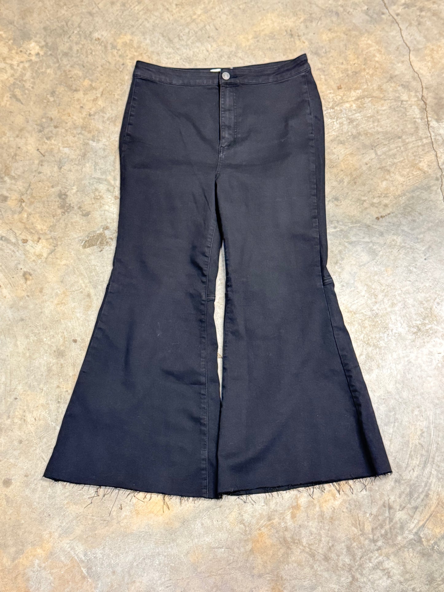 Womens Black Free People Jeans Size 32 EUC
