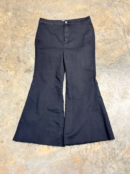 Womens Black Free People Jeans Size 32 EUC