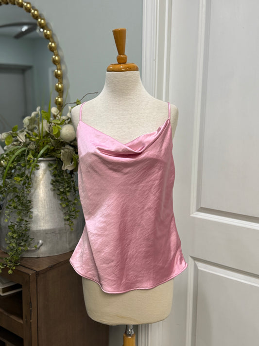 Womens Endless Rose Satin Tank Size Medium