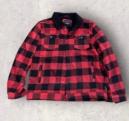 Mens Distortion Flannel Jacket Size Large