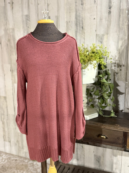 Womens Easel Knit Sweater Size Small
