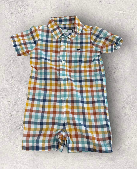 Boys Properly Tied Romper Size 12M