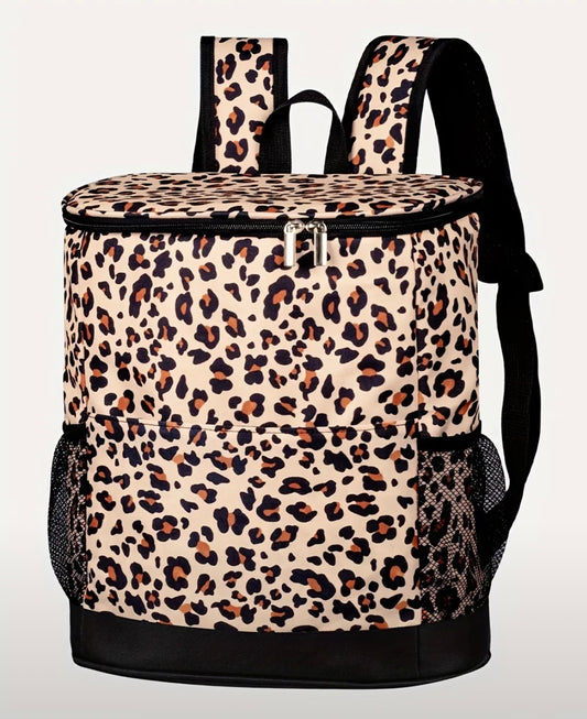 30can Leopard Insulated Backpack Cooler