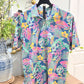 Mens Chubbies Floral Polo Small EUC