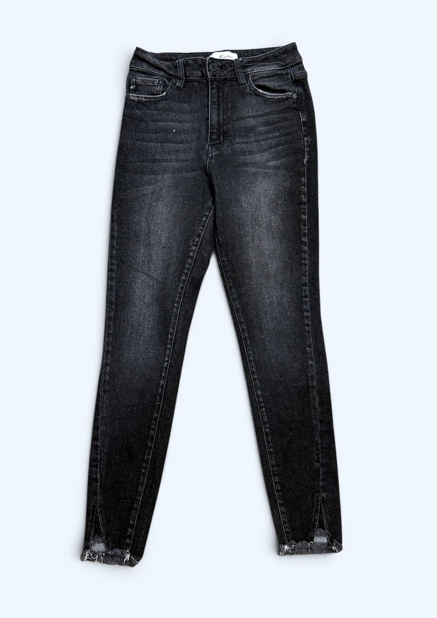 Womens Kancan Black Jeans Size 7 EUC