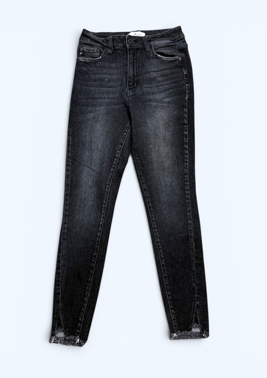 Womens Kancan Black Jeans Size 7 EUC