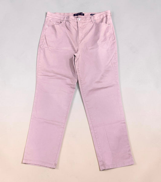 Womens Pink Gloria Vanderbilt Jeans Size 16W