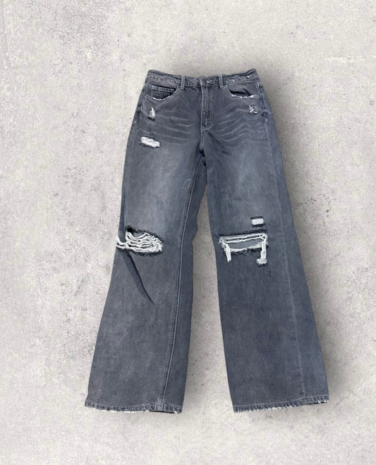 Womens Vervet Grey Denim Jeans Size 29