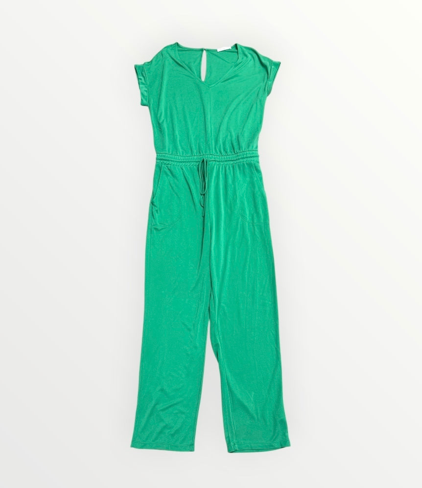 Womens Ces Femme Green Jumpsuit Large EUC