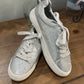 Womens Silver Glitter Sneakers Size 8.5
