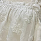 Womens White Rosette Dress Size Large NWT $45