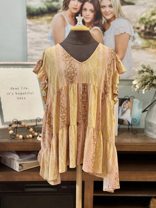 Womens Entro Blouse Size 1X