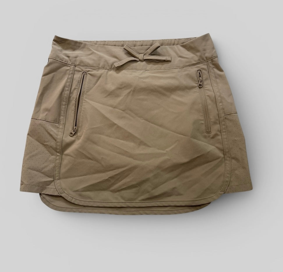 Girls Khaki Magellan Fish Gear Skort Medium EUC