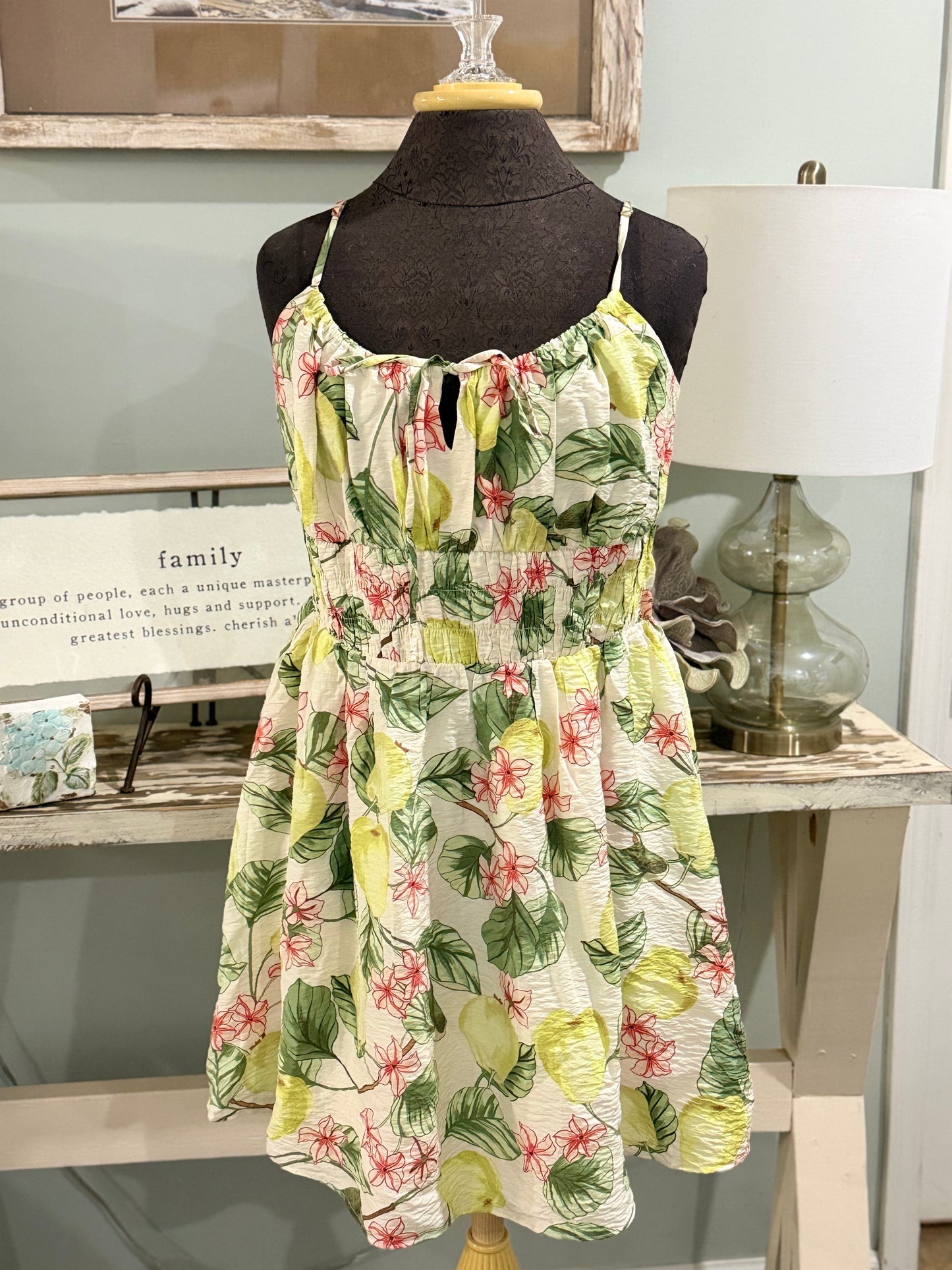 Womens Loft Floral Dress Large NWT
