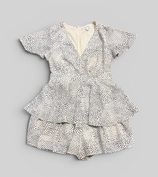 Womens Davi & Dani Polka Dot Romper Small EUC