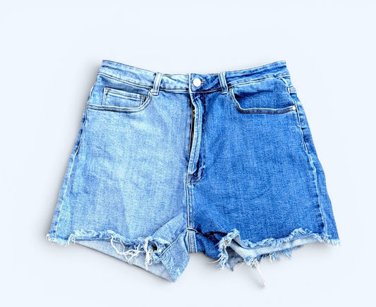 Womens Risen Denim Shorts Size 1XL EUC