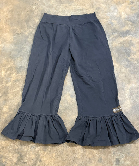 Womens Matilda Jane Grey Ruffle Pants Size Large