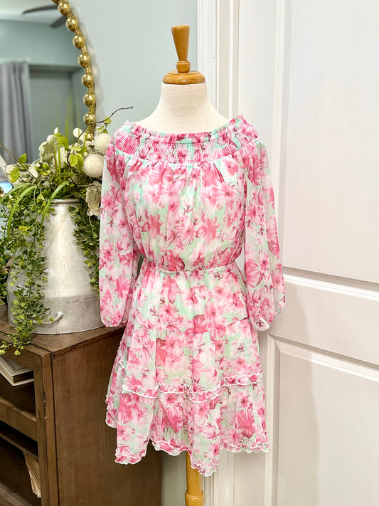 Womens Entro Floral Dress Size Medium