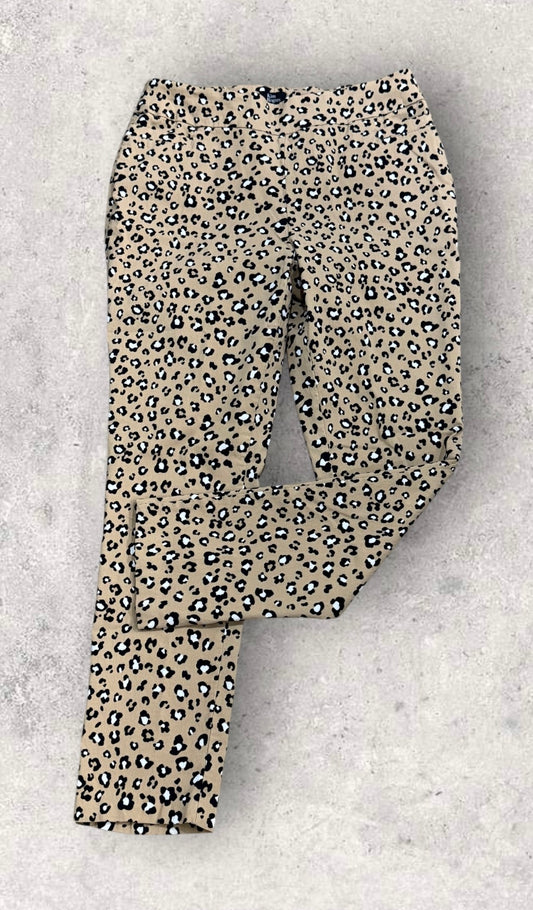 Womens Kim Rogers Leoaprd Pants Size 14W
