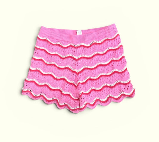 Womens Entro Crotchet Shorts Large NWT