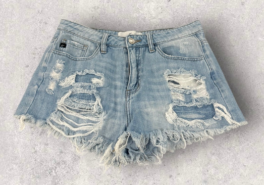 Womens Kancan Denim Shorts Size Medium