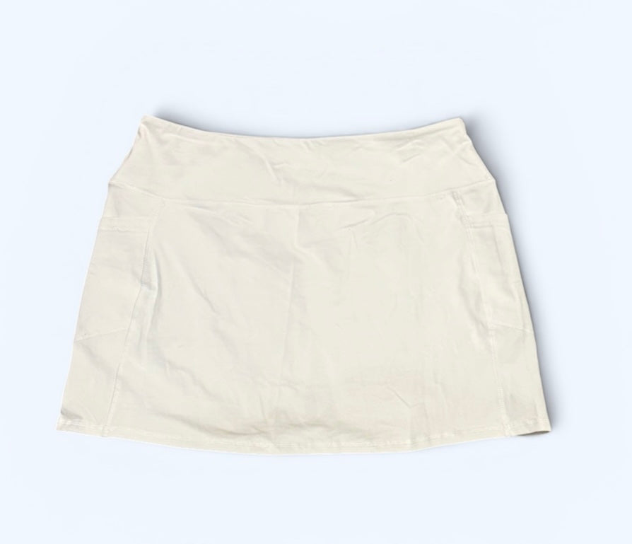 Womens Intro White Skort XL EUC