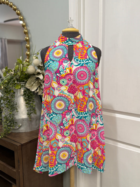 Womens Peach Love Dress Medium