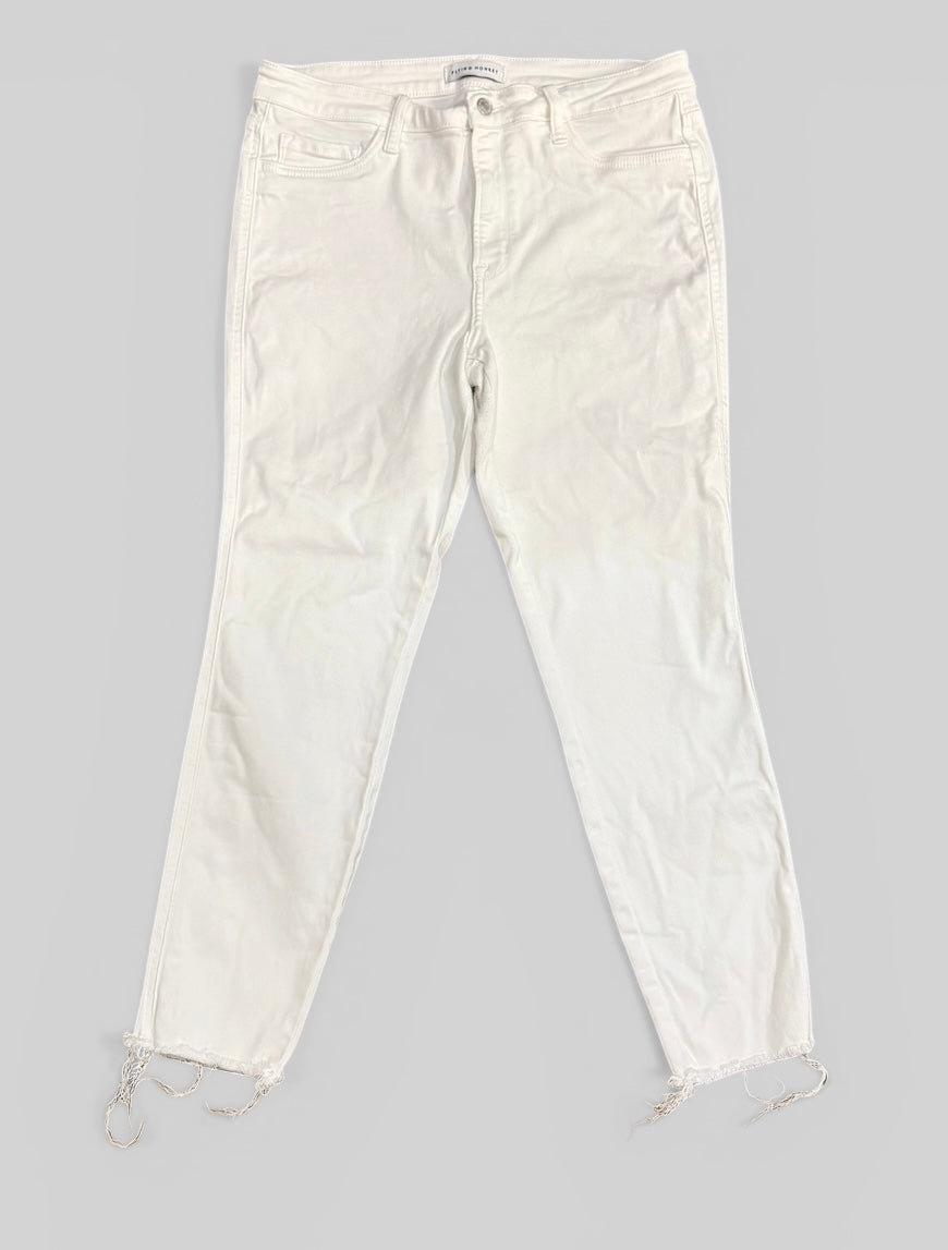 Womens Flying Monkey White Jeans 32