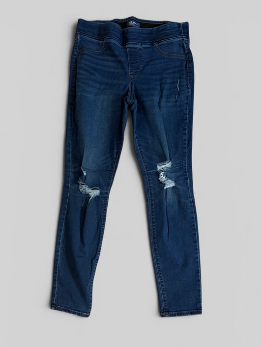 Womens Old Navy Pull On Jeans Size 12 EUC