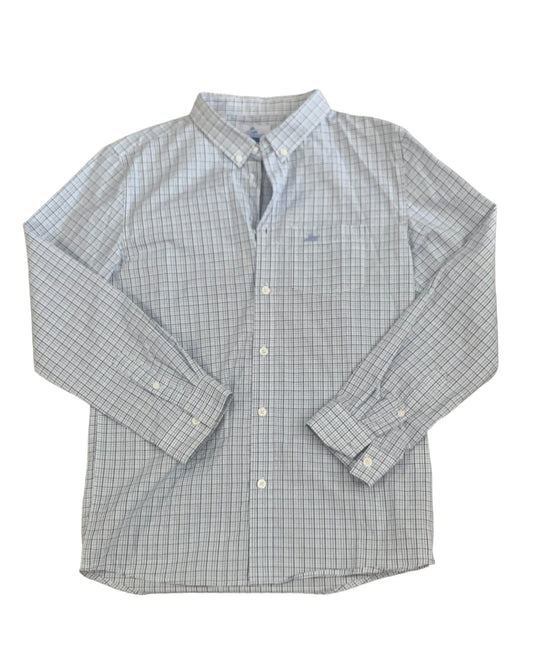 Boys Southbound Checkered Button Down Size Large