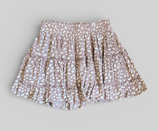 Womens Entro Leopard Skirt Large