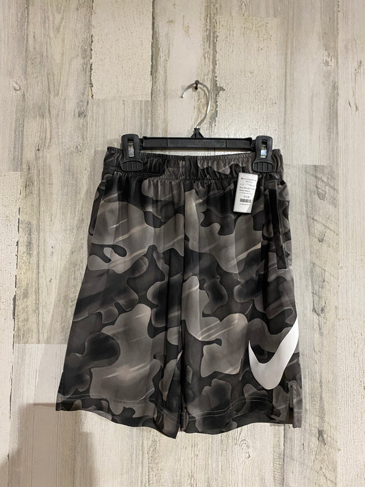 Boys Nike Black Camo Shorts Medium