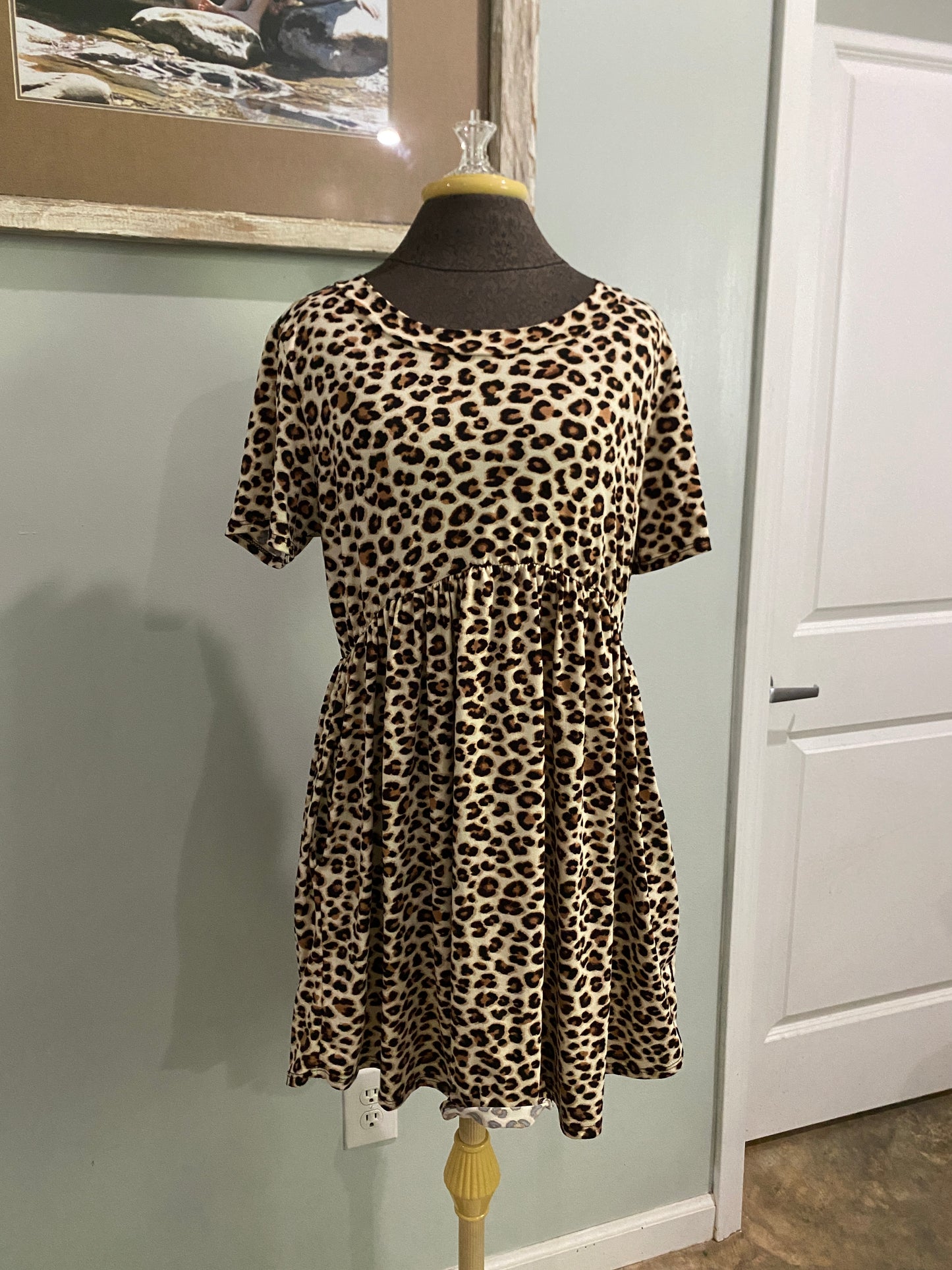 Womens Haptics Leopard Dress Size Small