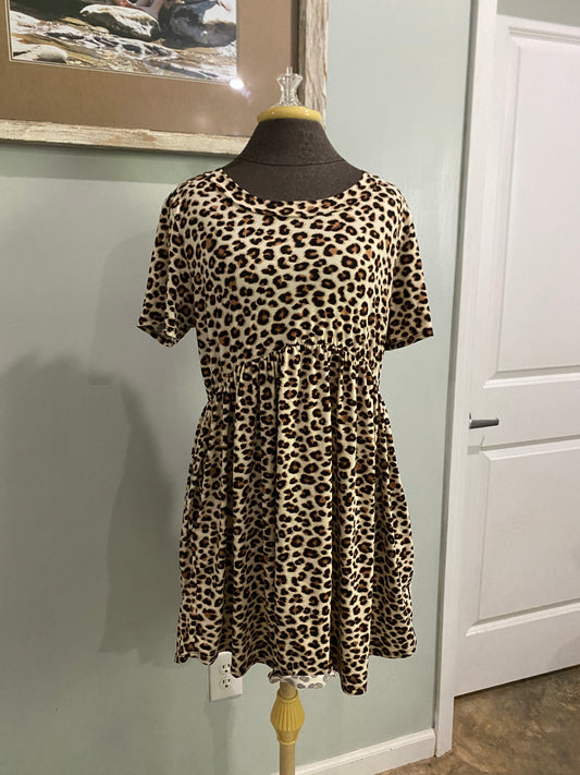 Womens Haptics Leopard Dress Size Small