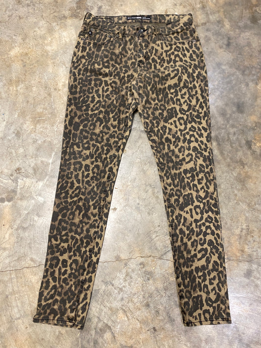 Womens Big Star Leopard Jeans Size 29