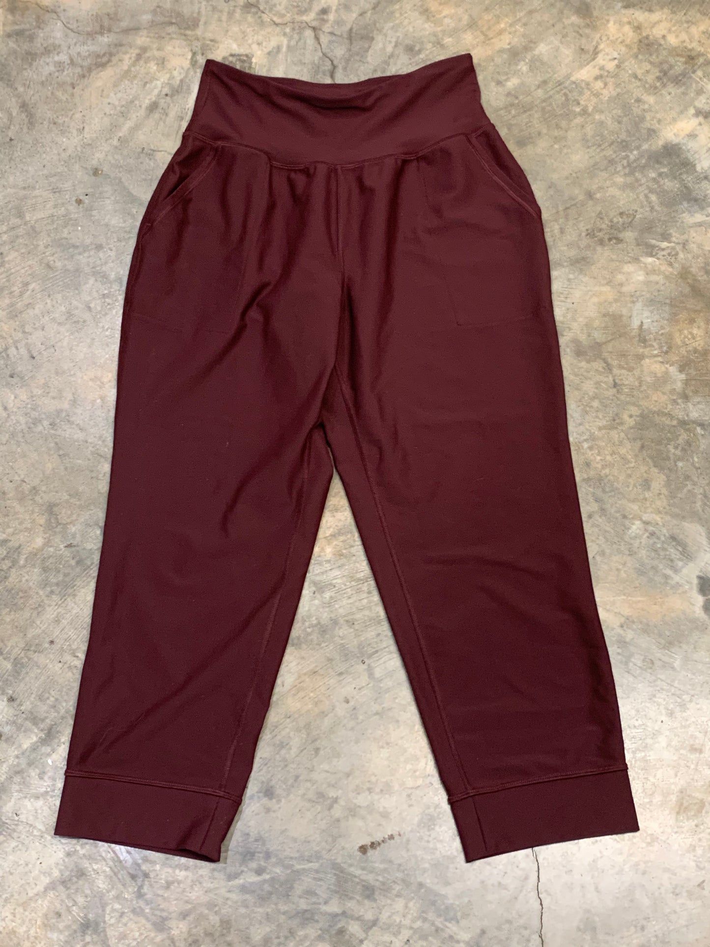 Womens Maroon Old Navy Leggings Size Medium