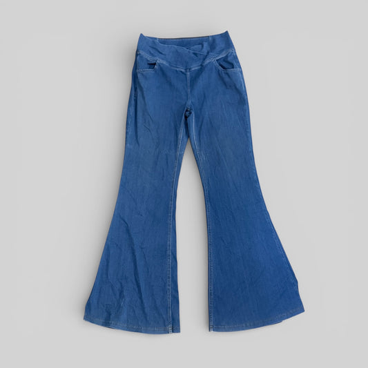 Womens Denim Jegging Flares Large