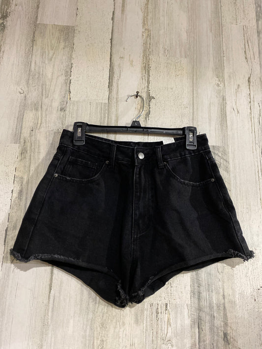 Womens Black Cut Off Denim Shorts Size Medium MARKDOWN