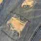 Girls Sequin Patch Jeans Size 16