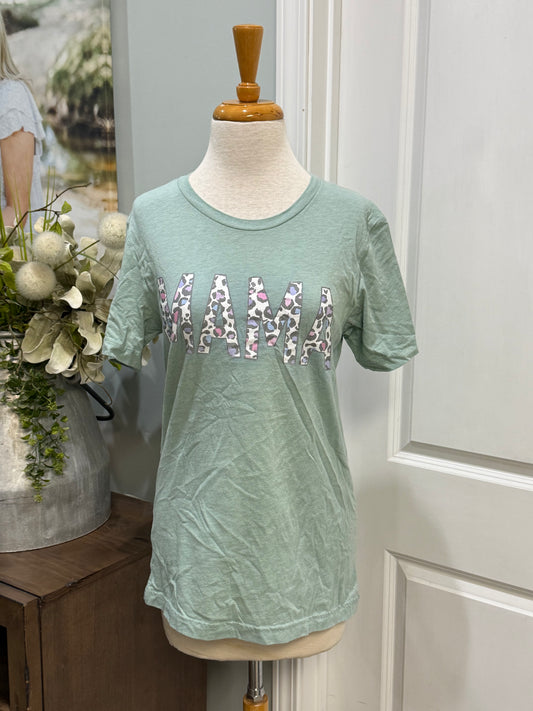 Womens Mama Canvas Tee Size Medium